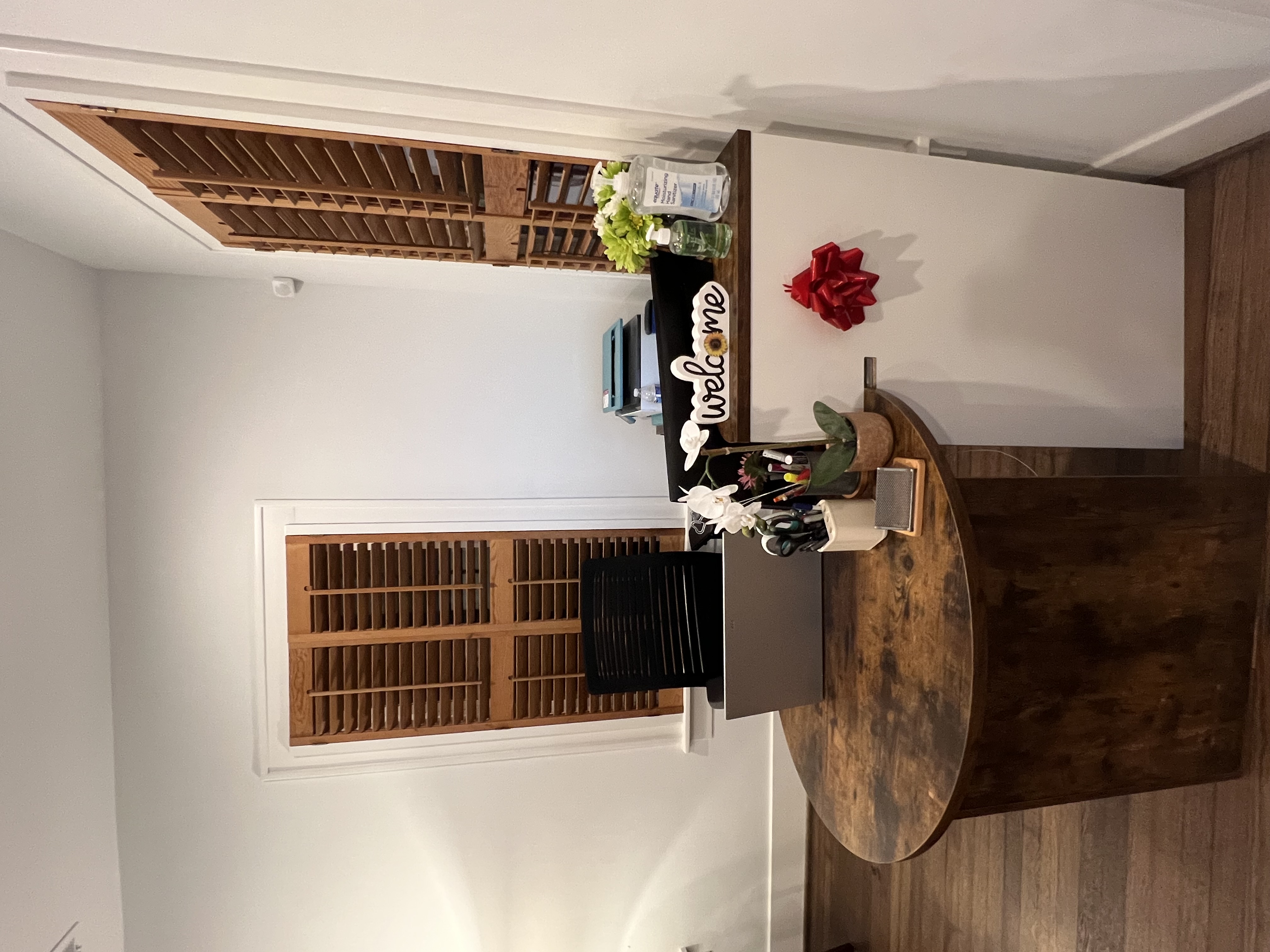 Front desk area