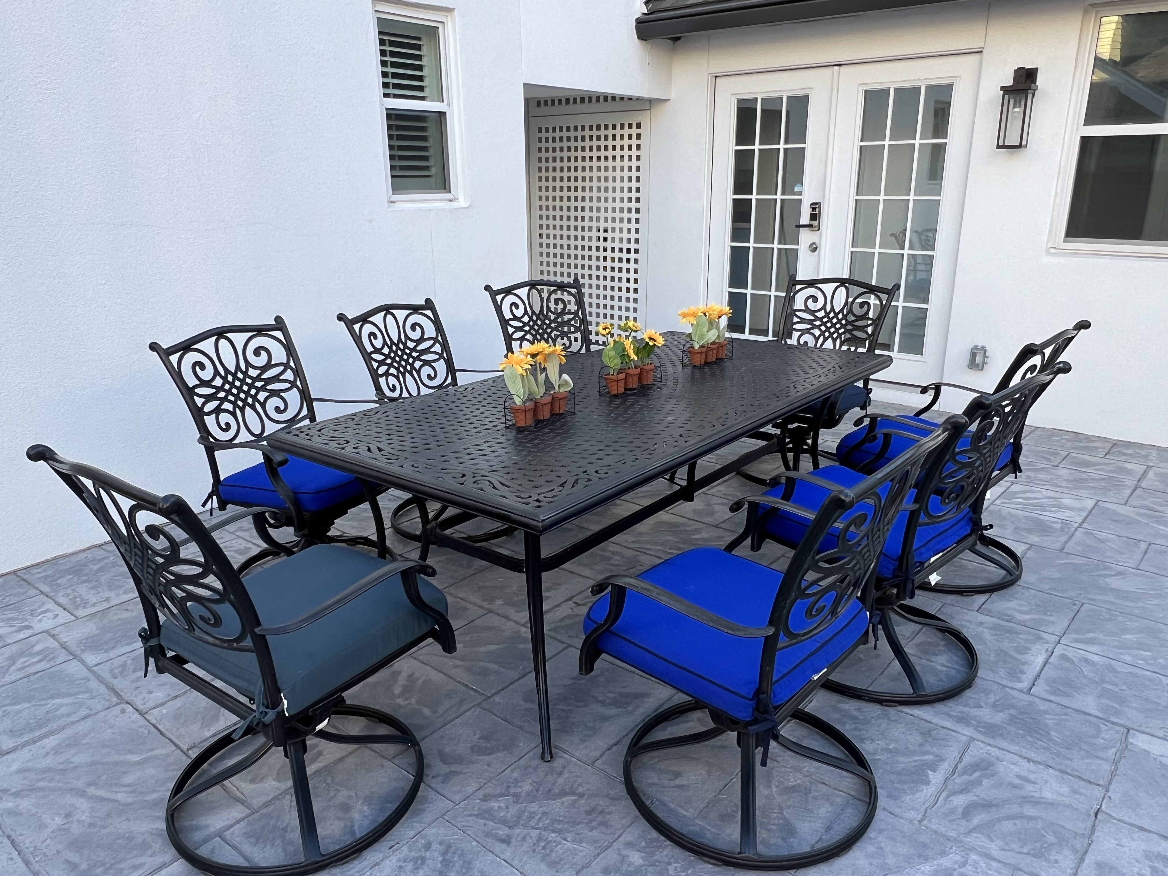 Oversize rear patio