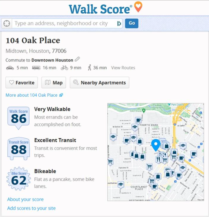 Walk score