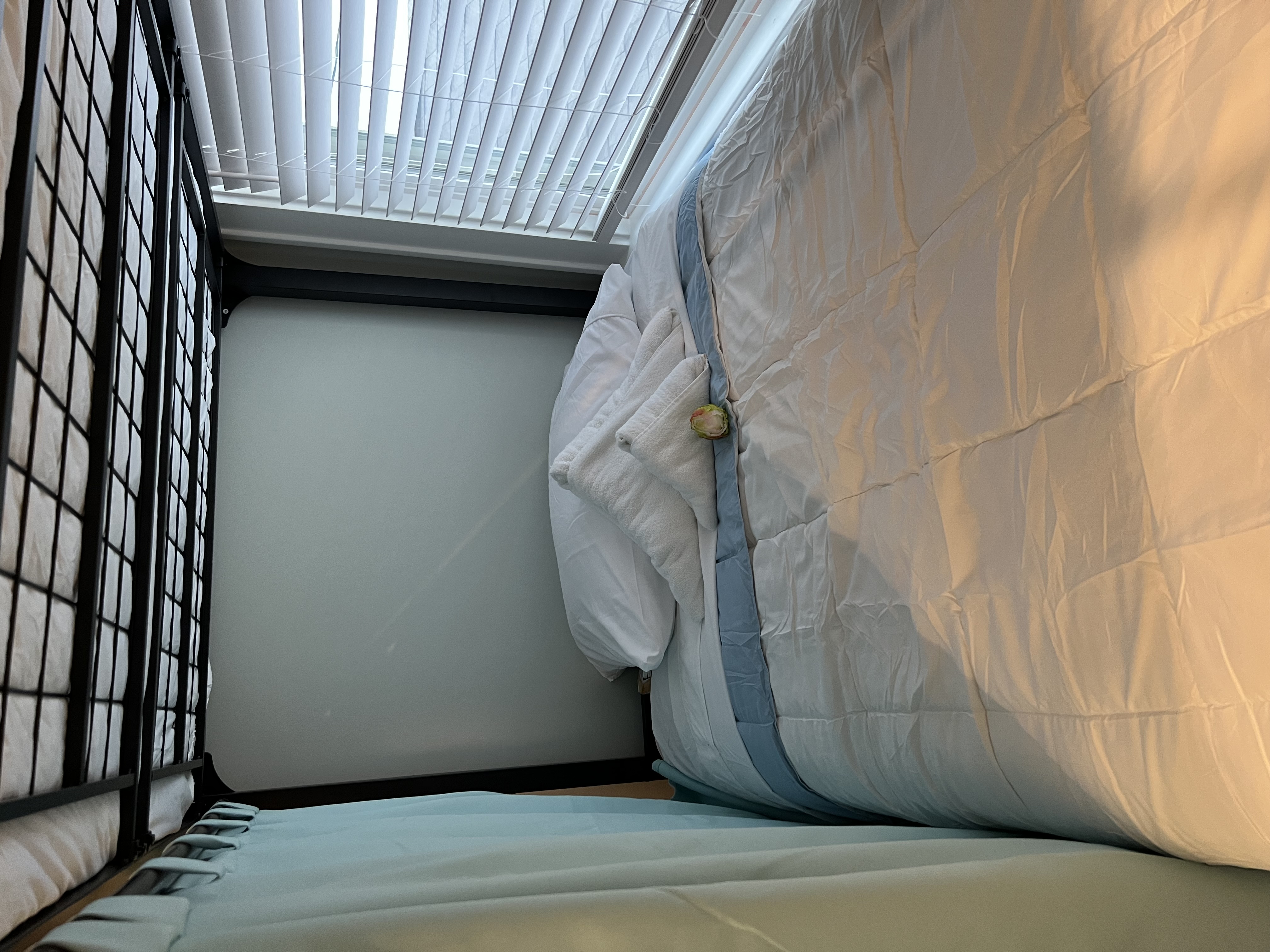 Female dorm bed