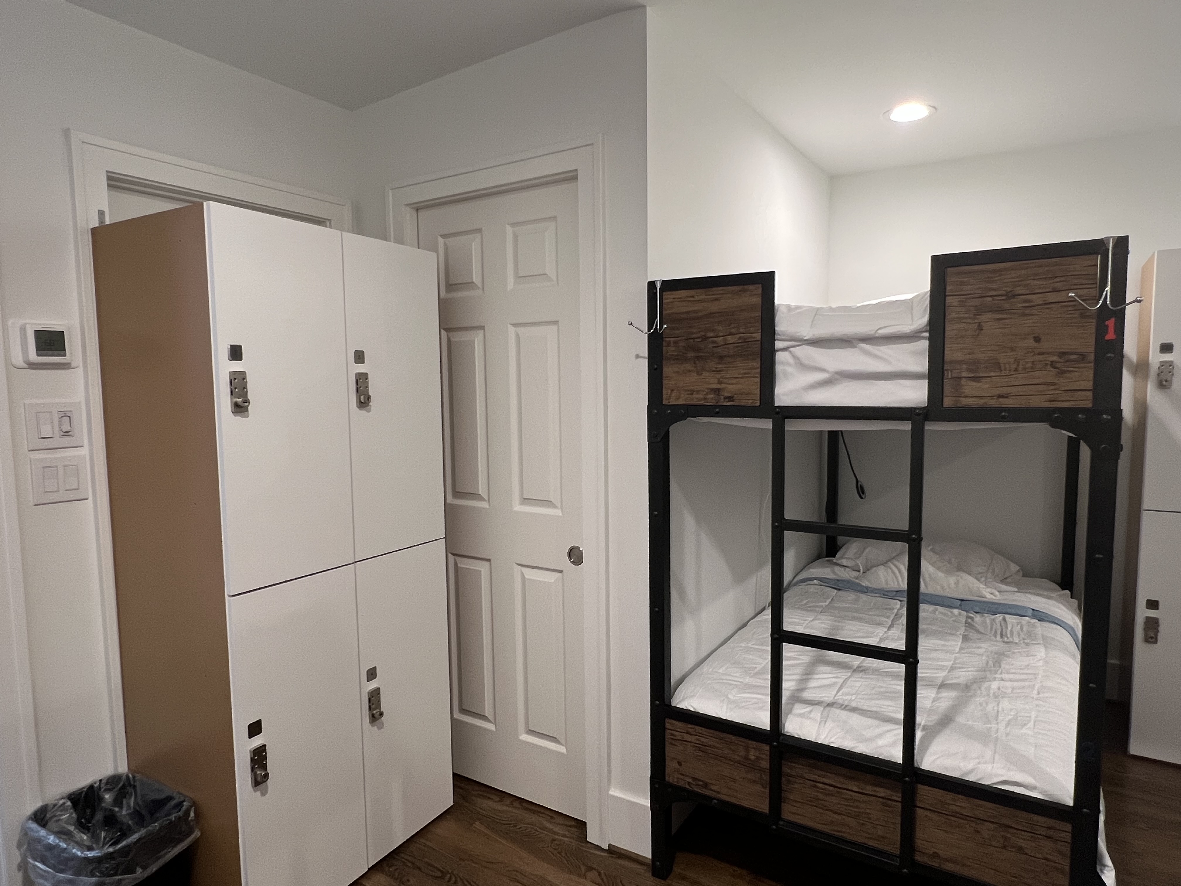 Male dorm lockers